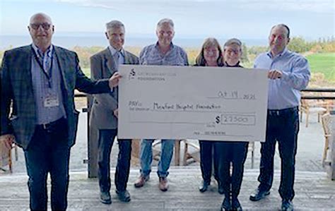 Georgian Bay Club donates $27,500 for a new Contactless Access Control System at The Meaford ...