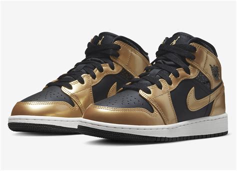 Air Jordan 1 Mid GS Metallic Gold DR6967-071 Release Date | SBD