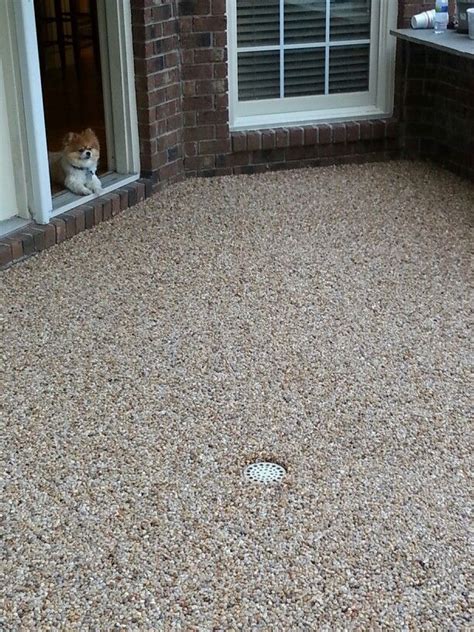 Epoxy pebble patio floor | Naturalstonefx projects | Pinterest | Pebble ...