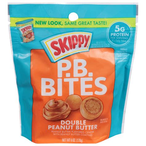 Save on Skippy P.B. Bites Double Peanut Butter Order Online Delivery ...