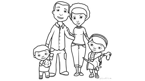 Modern Family Drawing Easy