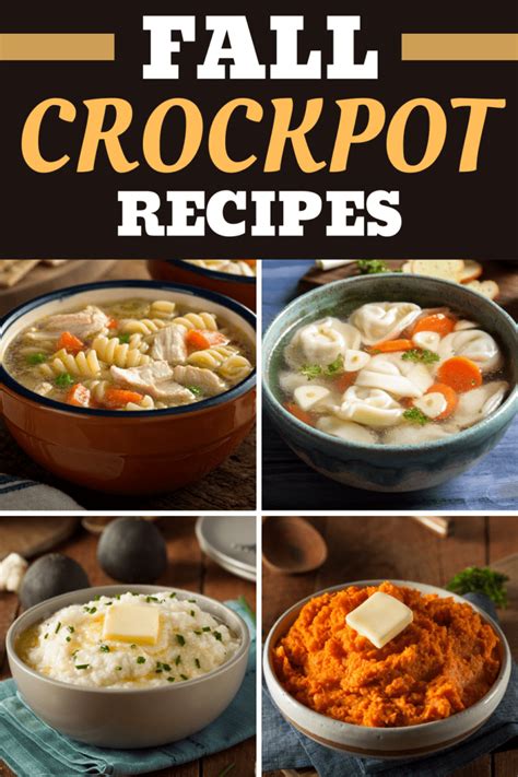 30 Best Fall Crockpot Recipes - Insanely Good