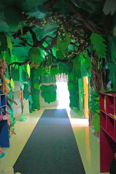 UPPER SADDLE RIVER ” Teachers built a model rain forest for students to experience. | Rainforest ...