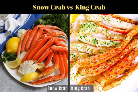 Snow Crab Legs Vs King Crab Legs