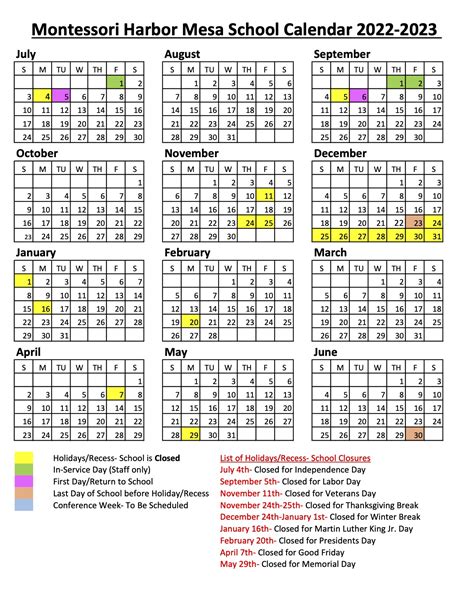 Newport Mesa School District Calendar - Row Leonie