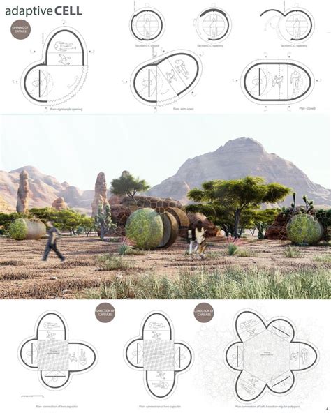 Adaptive Cell | Extreme Architecture Project | Architecture portfolio layout, Nomad, Cultural ...