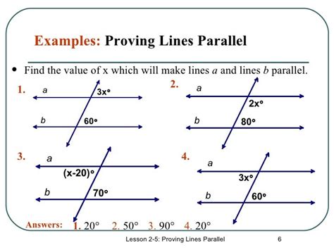 Parallel Lines Proofs Worksheet Answers / Proving Lines Parallel 1 Worksheet For 10th Grade ...