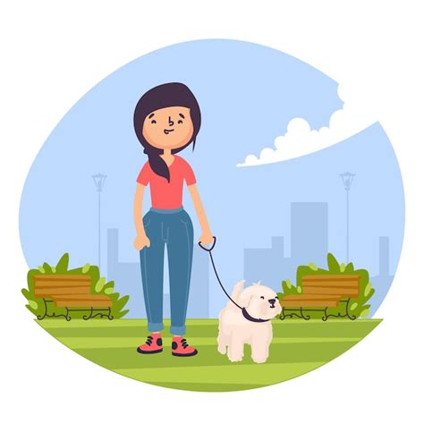 Free Vector | Everyday scenes with pets concept