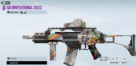 Got G36C Invitational skin and It looks like this for those who wonder. : r/R6SiegeFashionAdvice