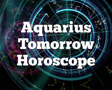 Aquarius Tomorrow Horoscope - Horoscope