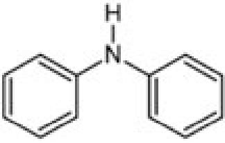 Molecular structure of diphenylamine. | Download Scientific Diagram