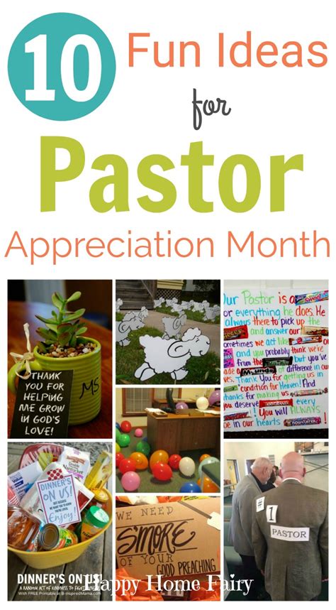 10 Fun Ideas for Pastor Appreciation Month - Happy Home Fairy