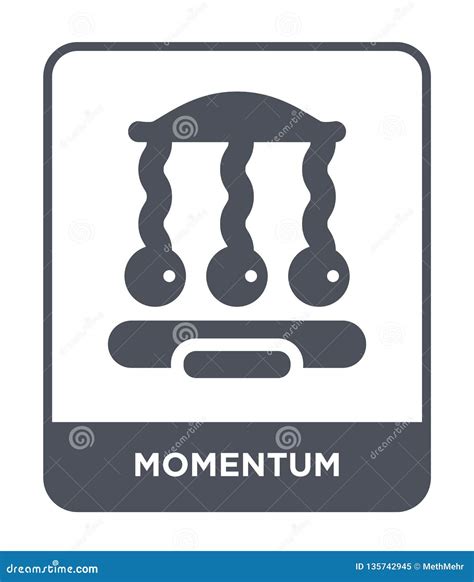 Momentum Icon in Trendy Design Style. Momentum Icon Isolated on White Background Stock Vector ...