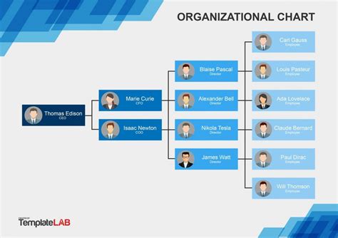 Management Organizational Chart Template | Organizational chart, Org ...