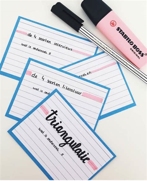 How to make flashcards step by step - Flashcards and Stationery