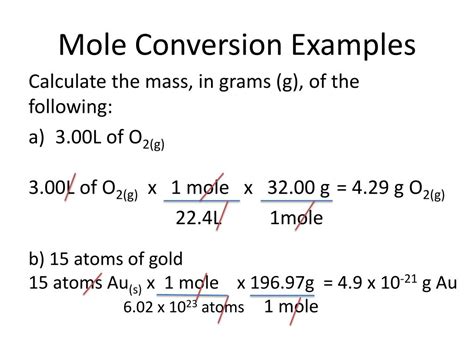 PPT - Chemistry 20 Mole Conversions PowerPoint Presentation, free download - ID:2827819