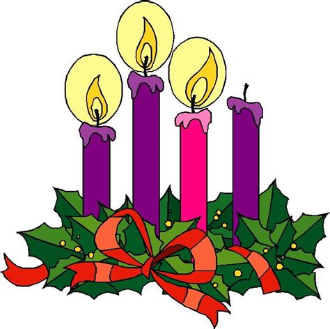 Third Week of Advent! | Advent symbols, Advent candles, Wreath clip art