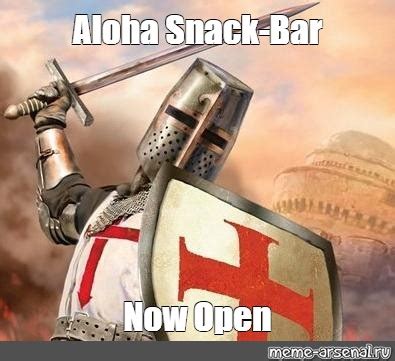 Meme: "Aloha Snack-Bar Now Open" - All Templates - Meme-arsenal.com