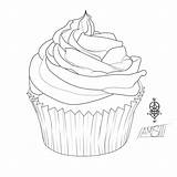 Free Printable Cupcake Coloring Pages For Kids sketch template