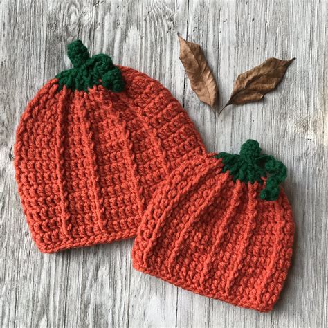 Pumpkin Beanie Crochet Pattern - Crochet It Creations