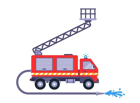 Fire Truck Ladder Clipart