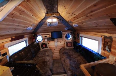 This F-350 Truck Camper Cabin Is the Ultimate Alaskan Hangout