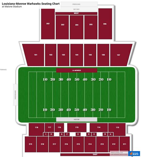 Malone Stadium Seating Charts - RateYourSeats.com