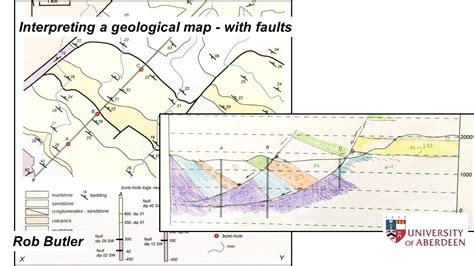 Interpreting a geological map - with faults - YouTube