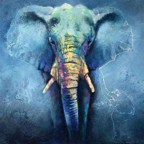 Abstract Elephant Drawings