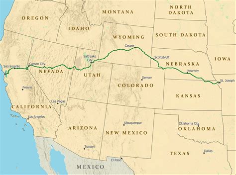 Maps - Pony Express National Historic Trail (U.S. National Park Service)