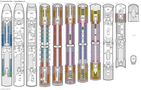 Westerdam Main Deck Plan Tour