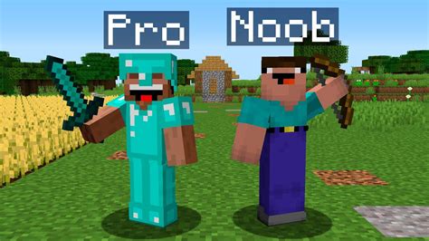 Minecraft Noob vs Pro - YouTube