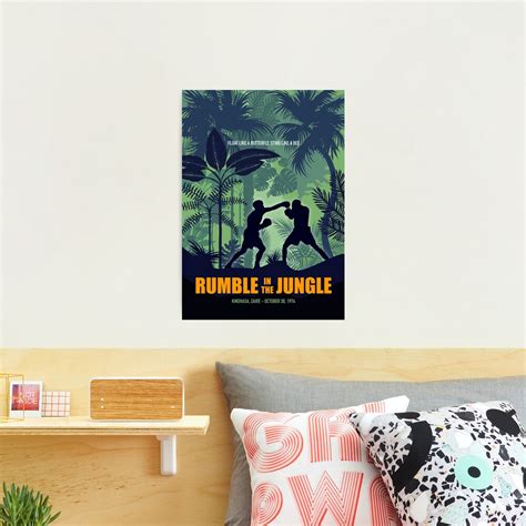 "Rumble in the Jungle - Alternative Movie Poster" Photographic Print by MoviePosterBoy | Redbubble