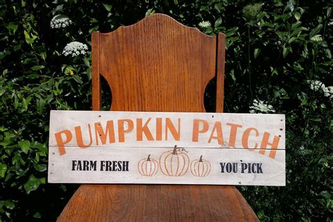 Pumpkin Patch/Fall Decor/Reclaimed Wood Sign by MandKRusticCustoms on Etsy Pumpkin Patch Farm ...