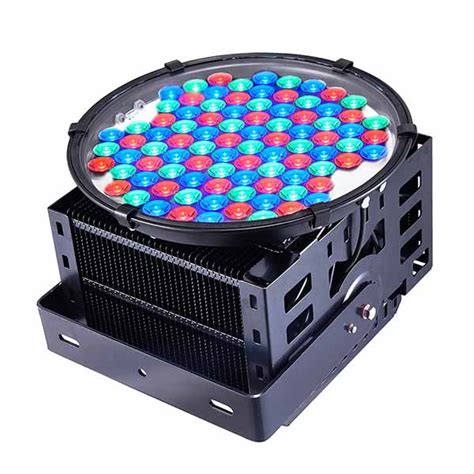 Commercial High Mast DMX 1000 Watt RGB LED Flood Light