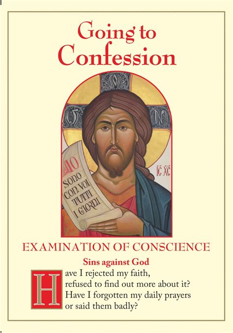 Going to Confession (Pack of 25 Prayer Cards) | Catholic Truth Society