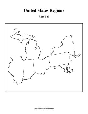 Rust Belt Map