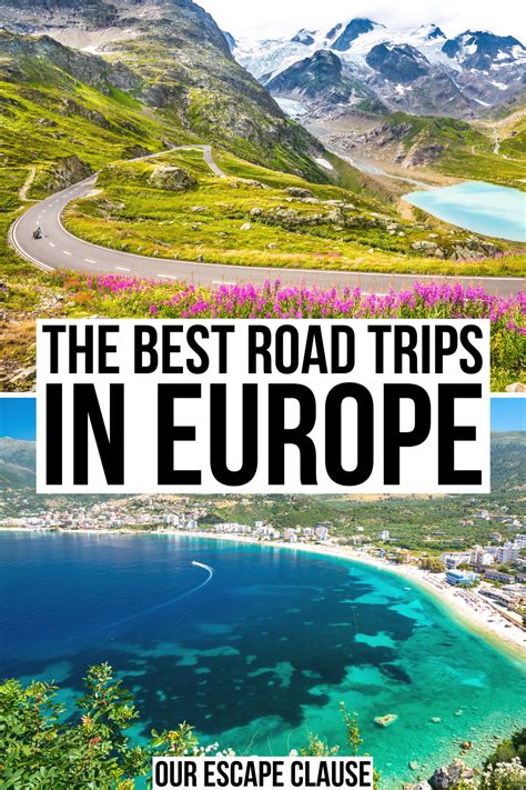 55 Epic Road Trips in Europe (Itinerary Ideas + Tips!) | Road trip fun, Road trip europe, Road ...