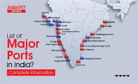 List of Major Ports in India? Complete Information