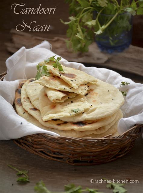 Butter Naan Recipe, Tandoori Naan Recipe