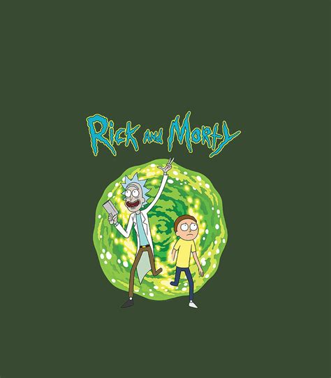 Rick and Morty Dimension Portal Digital Art by Carter Briar - Pixels