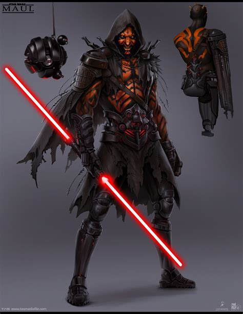 Slideshow: Artist Reveals Concept Art from Cancelled Darth Maul Game