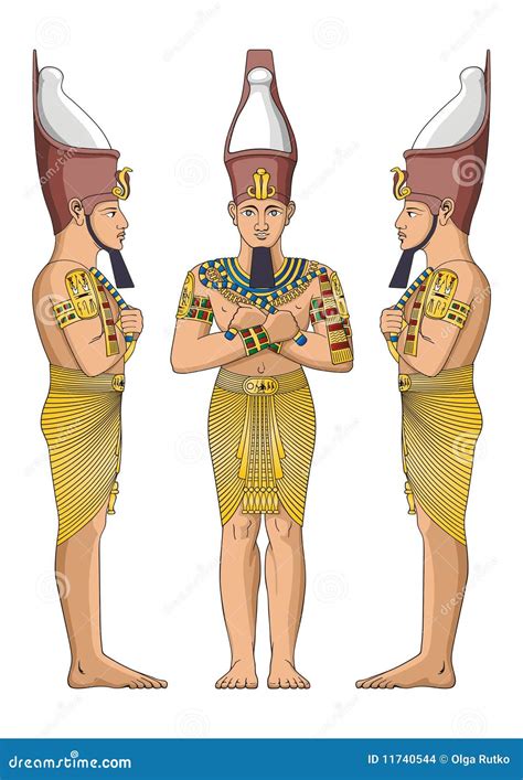 Ancient Egyptian nobility stock vector. Image of image - 11740544