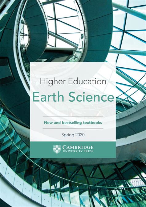 Earth Science Textbooks from Cambridge Spring 2020 Catalogue by Cambridge University Press - Issuu