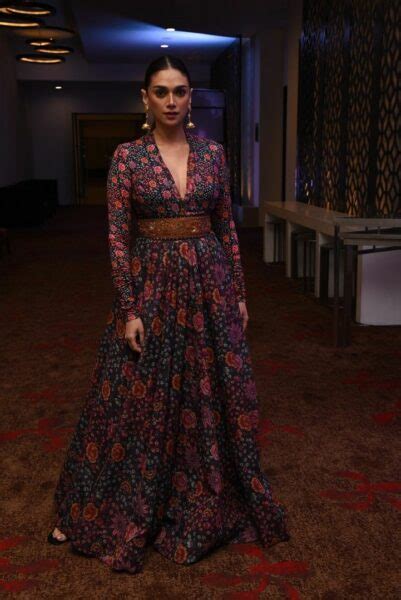 Aditi Rao Hydari looks beautiful in a floral anarkali gown at "Hey ...