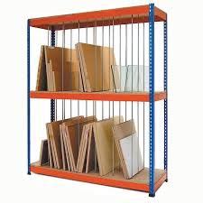 Image result for cardboard box storage racks | Glass shelves in bathroom, Art studio storage ...