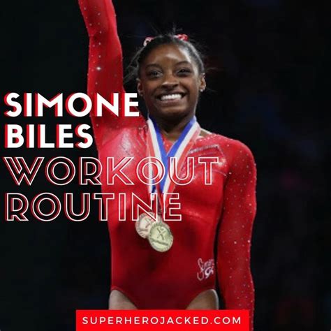 Simone Biles Workout and Diet Plan: Train like an Olympic Gymnast | Simone biles, Celebrity ...