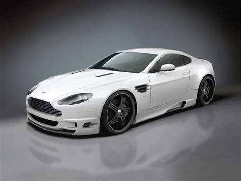 White Aston Martin V12 Vantage Vector Art & Graphics | freevector.com