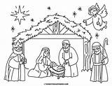 Nativity Coloring Pages Free Printables  The Best Ideas For Kids sketch template