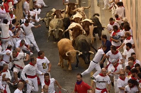 Three gored in Pamplona’s first running of the bulls of 2017 | The Spokesman-Review